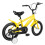 14'' Children's Bicycle yellow, Children's Learning Bicycle 1