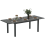 Outsunny Outsunny Extending Garden Table with Slatted Top, 160/220 x 90 x 73 cm, Grey 9