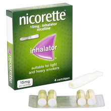 Nicorette 15mg Inhalator Nicotine 4 Cartridges