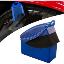 (As show, One size) Car Tire Hair Removal Hair Removal Sponge Sponge Auto Wash Universal Car Cleaning Tool Tire Wheel Detail Shine
