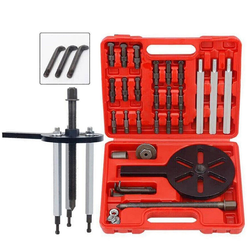 (As Show, One Size) Bearing Disassembly Puller Inner Hole Puller Removal Tool Three-Jaw Puller Set 4909775634945