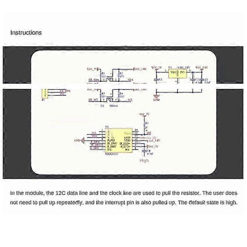 (As show, One size) MCU-30105 MAX30105 Optical Sensor Particle Sensor Smoke Detection Flame Module Sensor 2