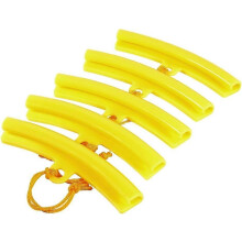(As show, One size) 5-Pack Tire Changer Rim Protector Cover Tire Rim Protector for Mounting Tire Changer 15cm (Yellow)