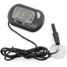 (As show, One size) Digital LCD thermometer for aquarium and vivarium