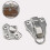 (As show, One size) 8 Pcs Toggle Lock Box Lock Case Lock with Screw compatible Cosmetic Case-D 4
