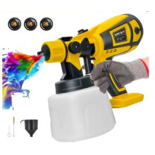 Paint Sprayer Cordless Compatible with DeWalt 18v Battery Powered HVLP Power Spray Gun XR