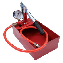 (As show, One size) 25kg Copper Water Pressure Test Pump Hand Pump Test Tool Hydraulic Testing Tool (pipe Random Color)-B