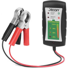(As show, One size) 12/24 V DC Car Battery Tester with LED Alternator for Car, Motorcycle, Truck, Battery