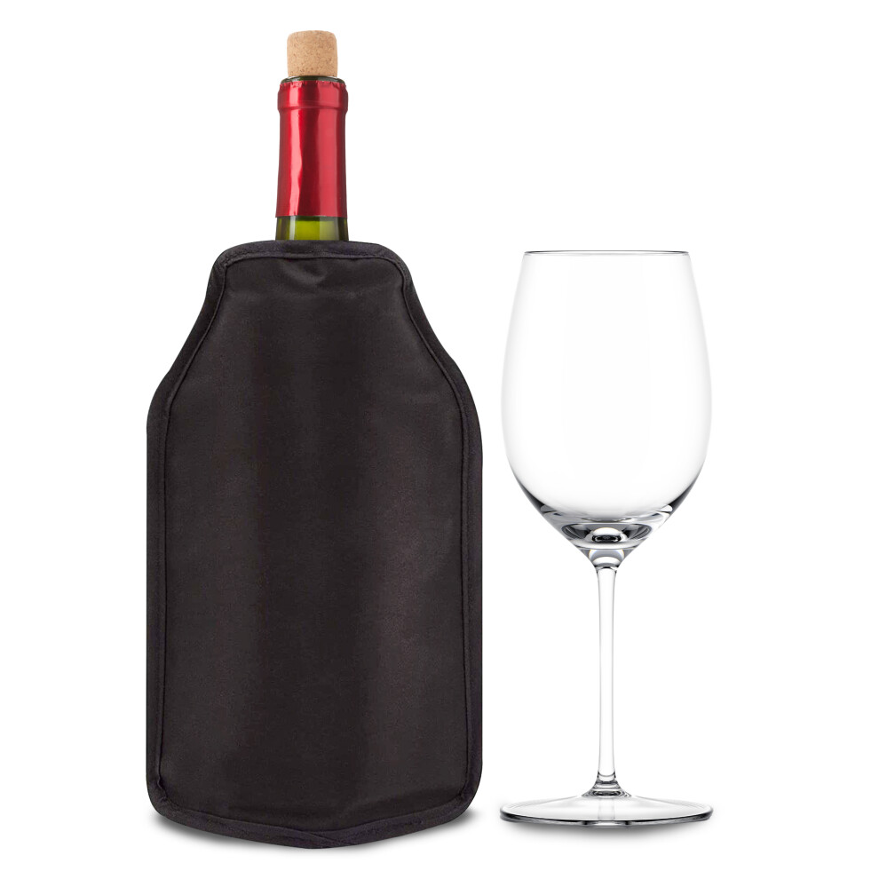 GEEZY Wine Bottle Cooler Sleeve - Slip-On Cooling Sleeve Chiller with Gel Pad, No Ice Needed