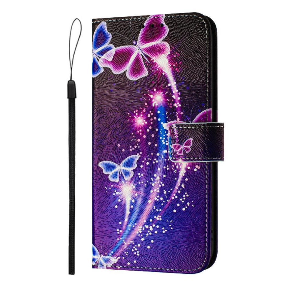 (C1 ) Compatible With Honor Magic 6 Pro 5G Case Pu Leather With Credit Slot Pattern Flip Cover Wallet 764563490028