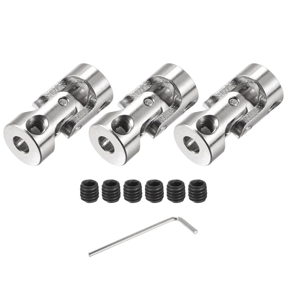(4Mm-6Mm, 1) Dmiotech 5 Pack 2Mm To 2Mm Rotatable Universal Steering Shaft U Joint Coupler Coupler Connector For Motor, 3D Printer, Cnc Machine 749691209346