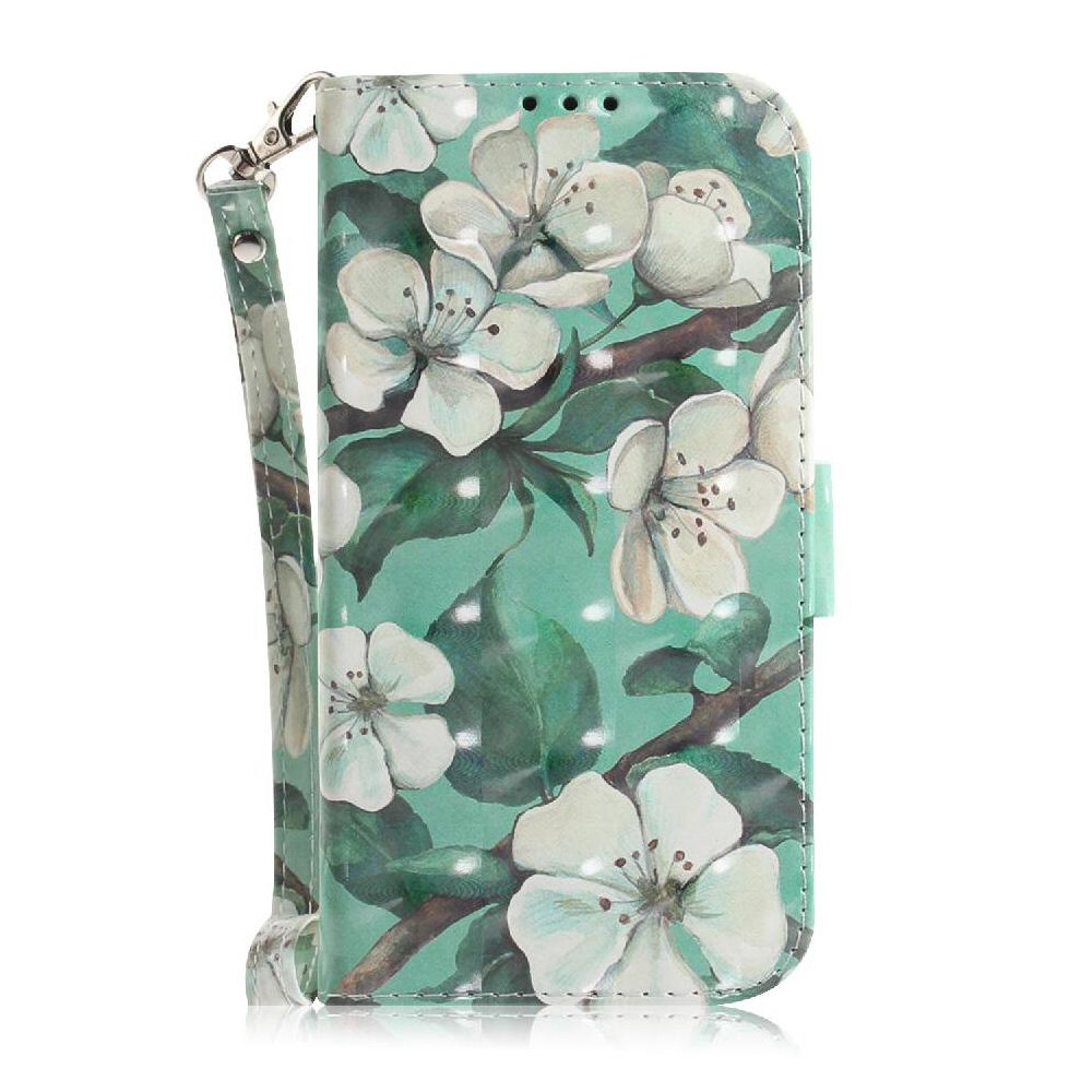 (C11 ) 3D Painted Protective Case For Honor Magic 6 Pro Magnetic Closure Pu Leather Lanyard Card Slots Wallet 764563491285