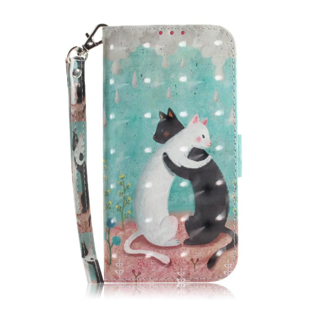 (C9 ) 3D Painted Protective Case For Honor Magic 6 Pro Magnetic Closure Pu Leather Lanyard Card Slots Wallet 764563491261