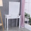Living And Home (#3 Without Stool) Modern Vanity Dressing Table Stool with LED Lights Mirror 4