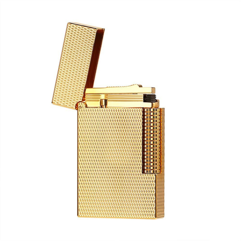 Yeuligo (Gas Version Langsheng Wheat) Gas Lighters Langsheng Tone Crisp Wheat Pattern Personality Gift For Friends Lighter Maduro