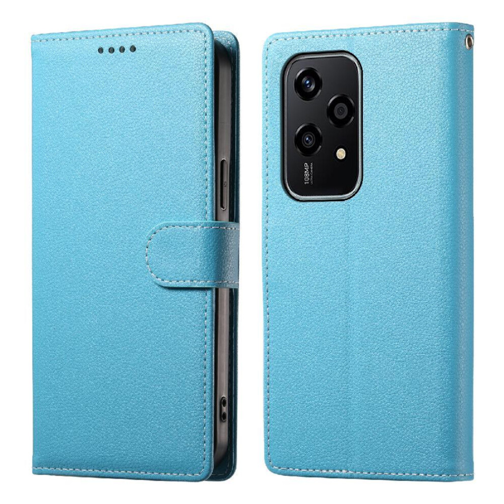 (Light ) Case For Honor 200 Lite Daily Use Magnetic Closure Shockproof Card Slots Blue 764563493814