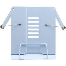(As show, One size) Foldable Metal Bookshelf, Adjustable Cooking Bookshelf, Book Reading Rack, Children's Reading Rack