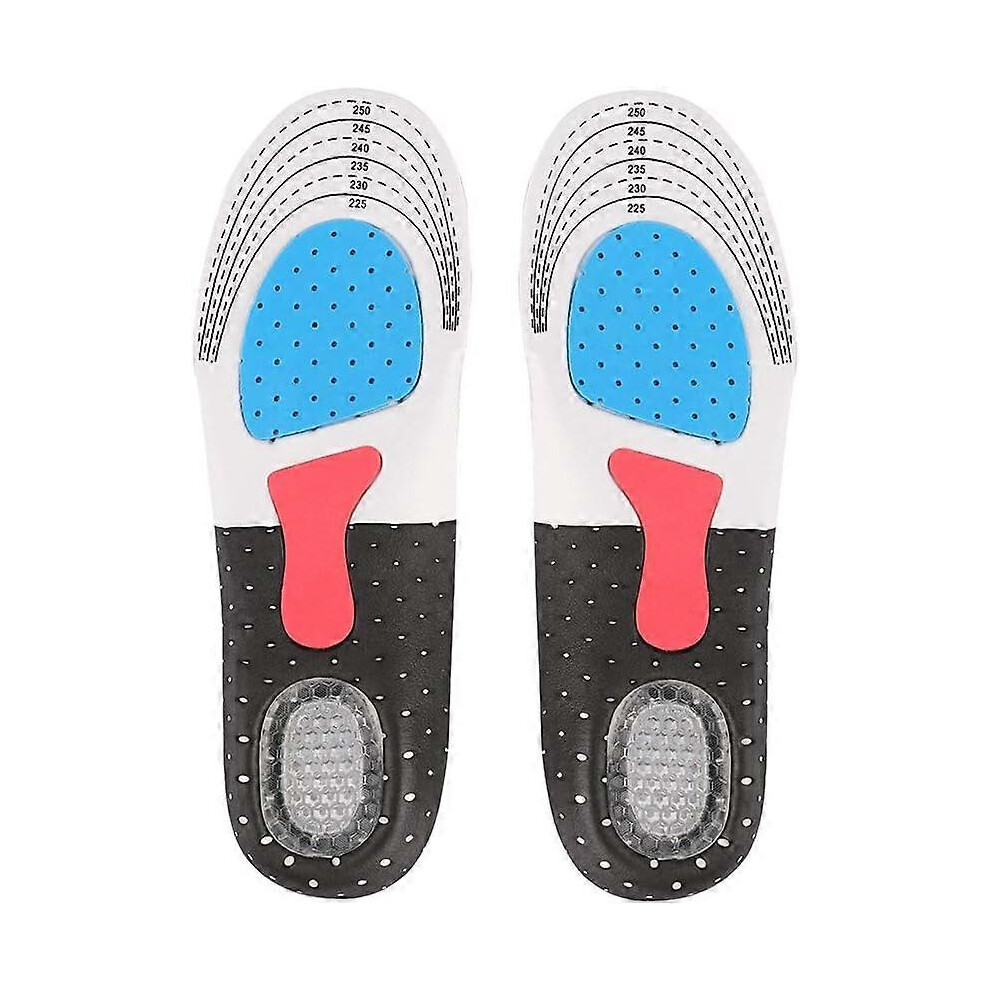 Kikidex (As Show, One Size) Orthopedic Foot Arch Support Sport Shoe Pad Running Gel Insoles Insert Cushion Insole Sneakers Pad Sweat-Absorption And Flash Dryi