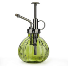 (As show, One size) Plant Mister, 200ML Vintage Glass Spray Bottle with Pressure Pump, Fine Mist Sprayer for Indoor House Plants, Small Decorative Garden Plant Gift, Wate
