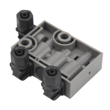 (As show, One size) Seat Base Control Valve 3 Ports Spring Air Shock Absorption Adjust Valve for HINO TRUCK