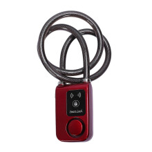 (As show, One size) Outdoor Anti Theft Bicycle Lock Super Intelligent Phone App Control Smart Alarm Bluetooth Lock Wate