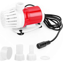 (As show, One size) DC 12V 20W Submersible Pump Portable Aquarium Water Pump 1200L/H Large Flow Pump Amphibious Pump For Home Pond Fish Tank