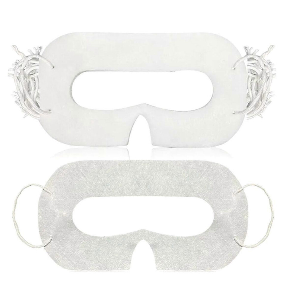 (As Show, One Size) 100Pcs Universal Disposable Vr Eye Mask Compatible With Quest 3 Vr Headset Accessories Sweat Breathable Eye Cover 4909775699104