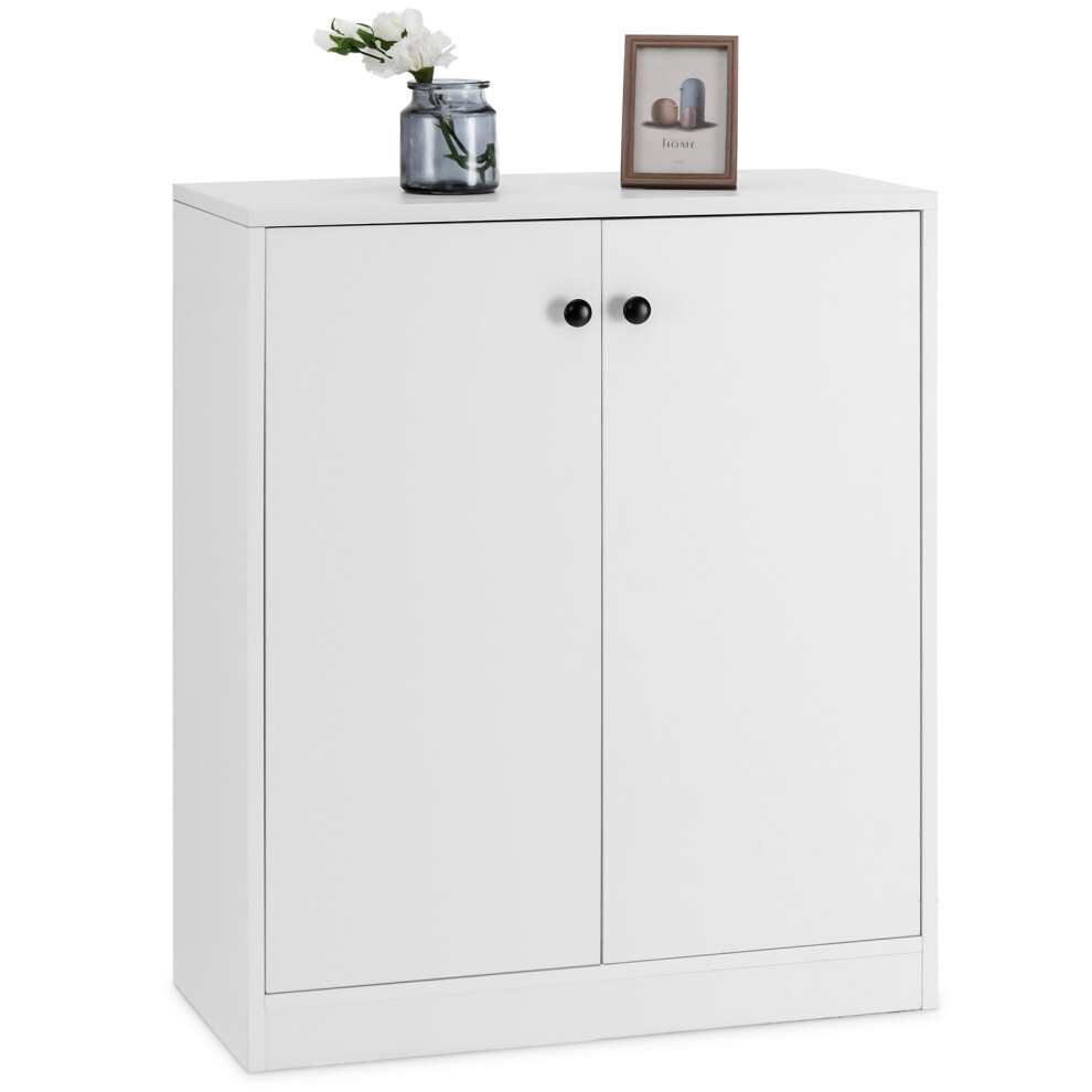 Casart 2-Door Storage Cabinet Buffet Cabinet W/ 3 Shelves Sideboard Kitchen Hallway