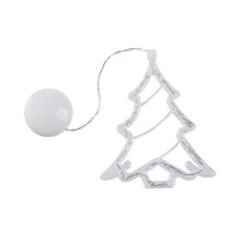 Christmas Snowflake Led Lights Suction Cup Santa Snowman Star Lamp for Christmas Tree Pendant Home Window Decor Light--