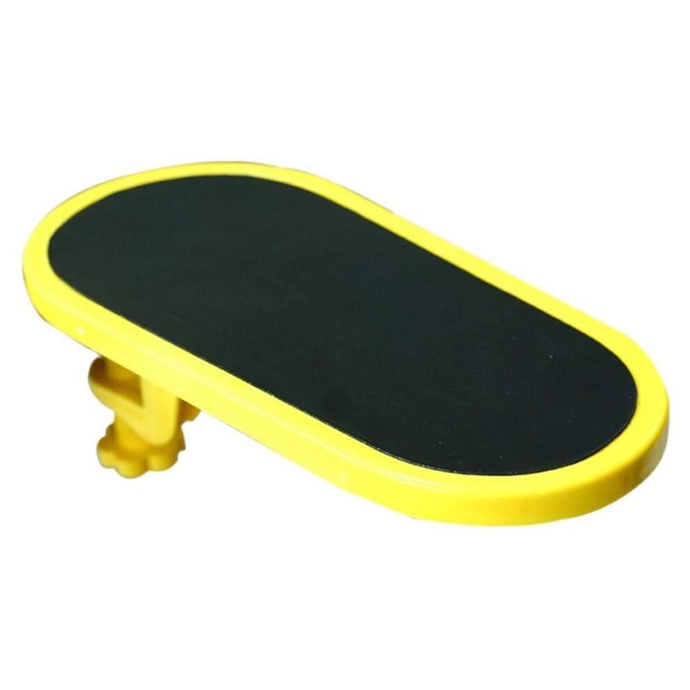 (B) Adjustable Ergonomic Computer Arm Rest Keyboard Wrist Support Rotating Mouse Pad Holder Desk Armrest Extender For Office Home