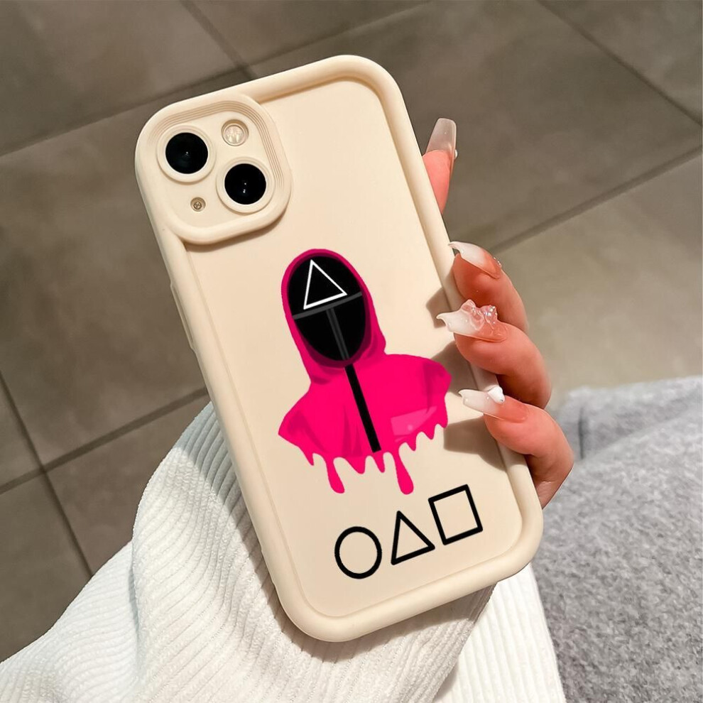 (white, iPhone 7) For Iphone 16 15 Pro Max Redmi Note 13 12 Pro Samsung S25 S24 S23 A15 A14 A16 A05 A06 Games Pattern Design Soft Full Lens Protect Case