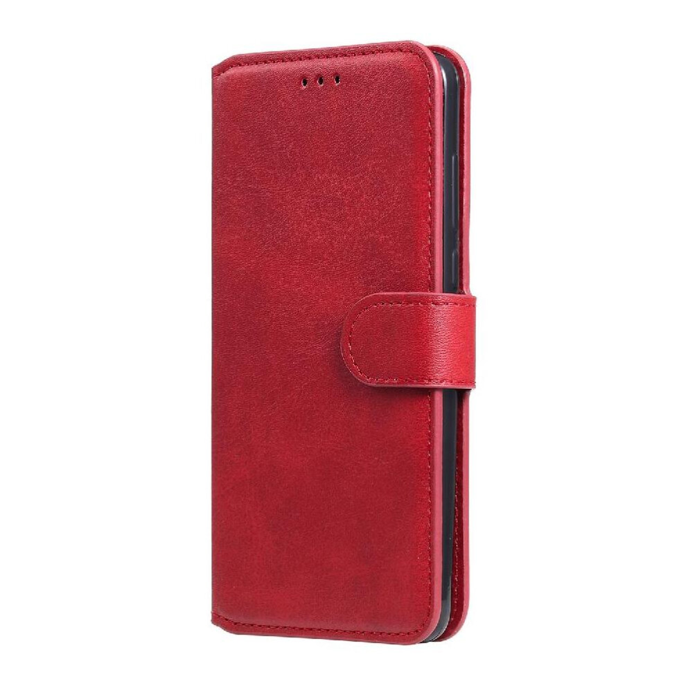 (Red) Flip Case For Sony Xperia 10 Iii Card Slots Precise Cutouts Flip Cover Magnetic Closure Red 764563500161