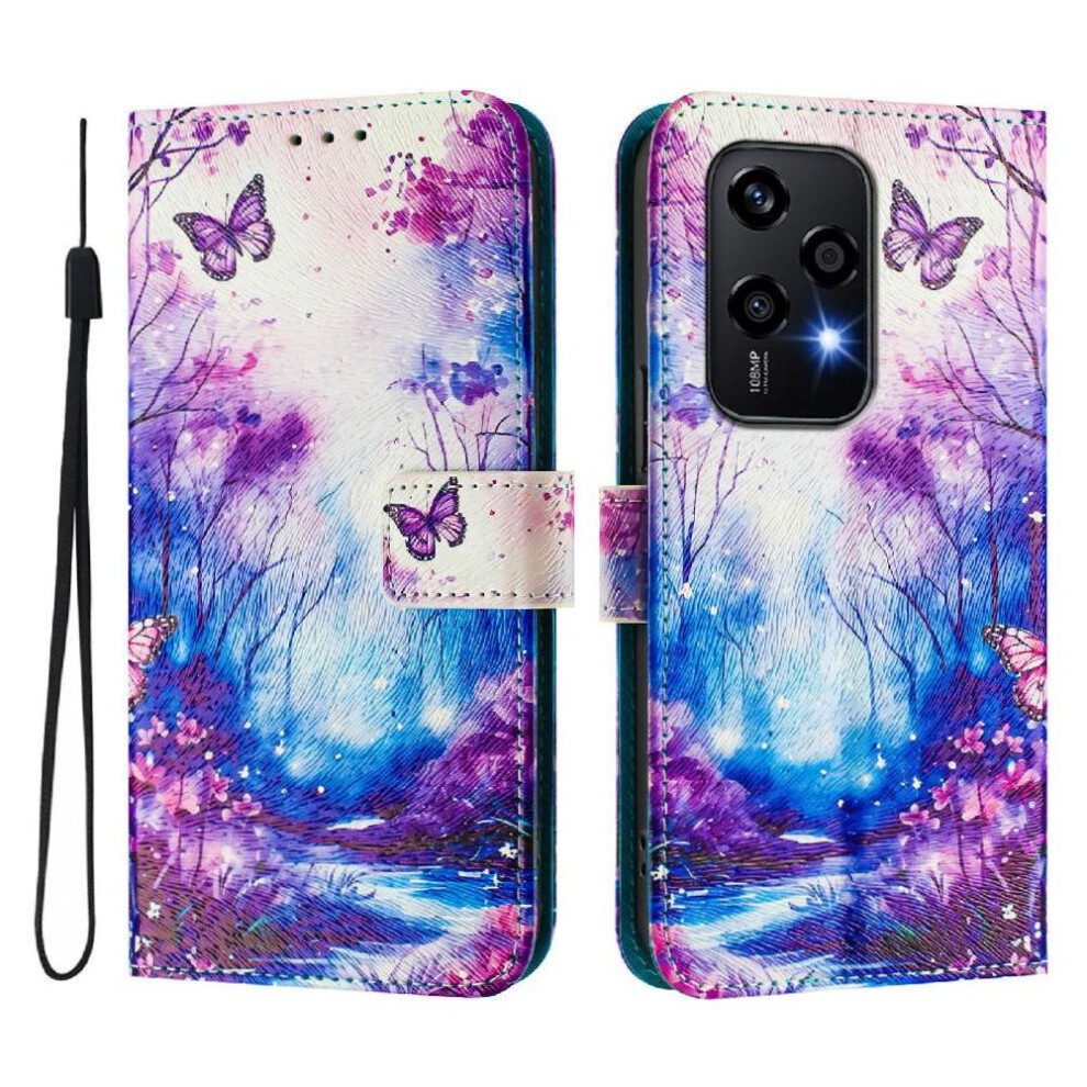 (C3 ) Compatible With Honor 200 Lite 5G Case With Credit Slot Pu Leather Pattern Flip Cover Wallet 764563500420