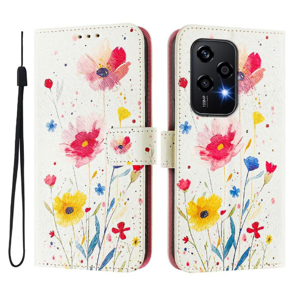 (C5 ) Compatible With Honor 200 Lite 5G Case With Credit Slot Pu Leather Pattern Flip Cover Wallet 764563500444