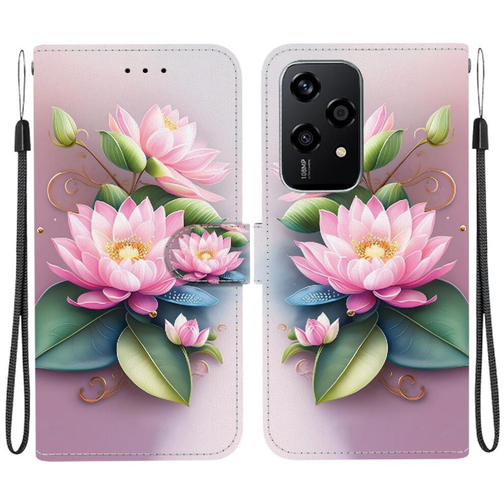 (C3 ) Compatible With Honor 200 Lite Case Card Slots Pattern Cover Card Slot Kickstand Pu Leather 764563500536