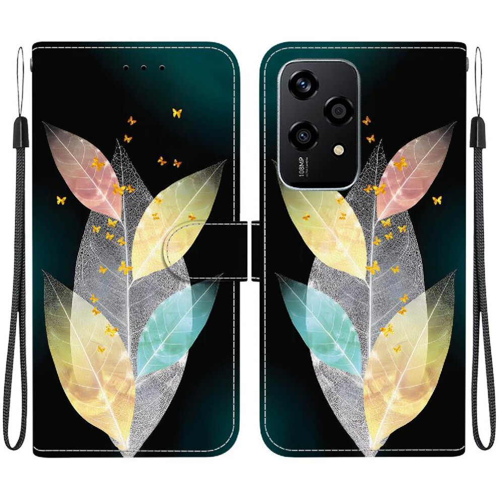 (C7 ) Flip Case For Honor 200 Lite Pu Leather Pattern Cover Card Slots Wallet Card Slot Kickstand 764563500642