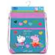 Peppa Pig Drawstring Bag Gym Bag 40 x 30 cm, Multicolour