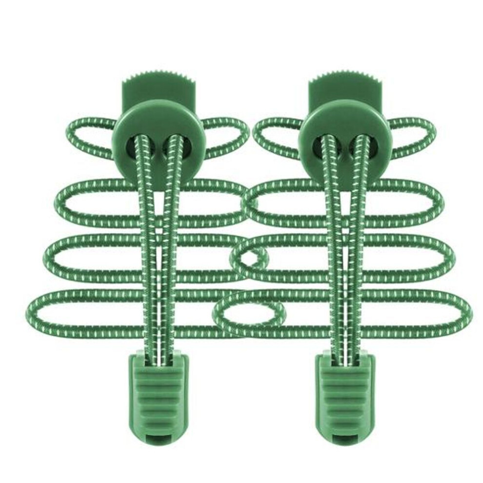 (green, 120cm) 1 Pair Unisex No Tie Shoe Strings Heavy Duty Lock Buckle Lightweight Unisex Adults No Tie Shoe Laces