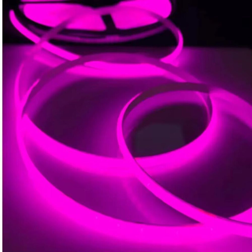 (pink, 4m) 1-10m COB LED Strip Light 220V Flexible Tape Lights Smart IC No Need Driver High Bright 240 LEDs Linear Lighting RA95