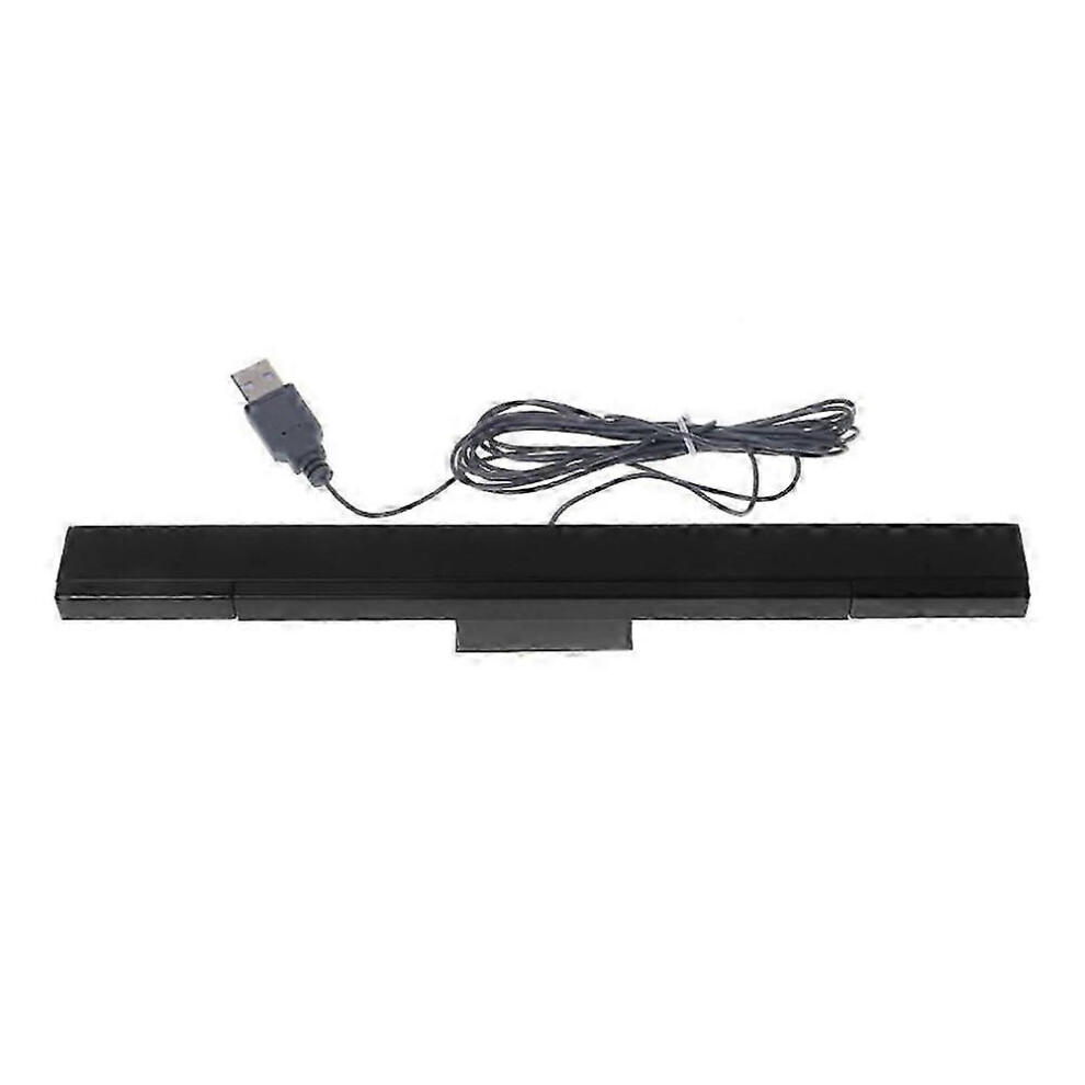 (As Show, One Size) Usb Wired Sensor Bar Compatible With Wii Replacement Infrared Ir Ray Motion Sensor Signal Receiver Compatible With Wii Syst 4909775699661