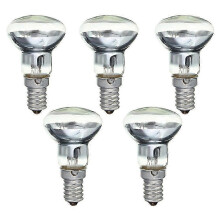 (As show, One size) Replacement Lava Lamp E14 R39 30W Screw in Light Bulb Clear Reflector Spot Light Bulbs Lava Incande