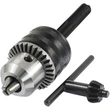 (As show, One size) 1.5mm - 13mm Capacity 1/2-20UNF Key Drill Chuck Hammer Adapter w SDS Plus Shank