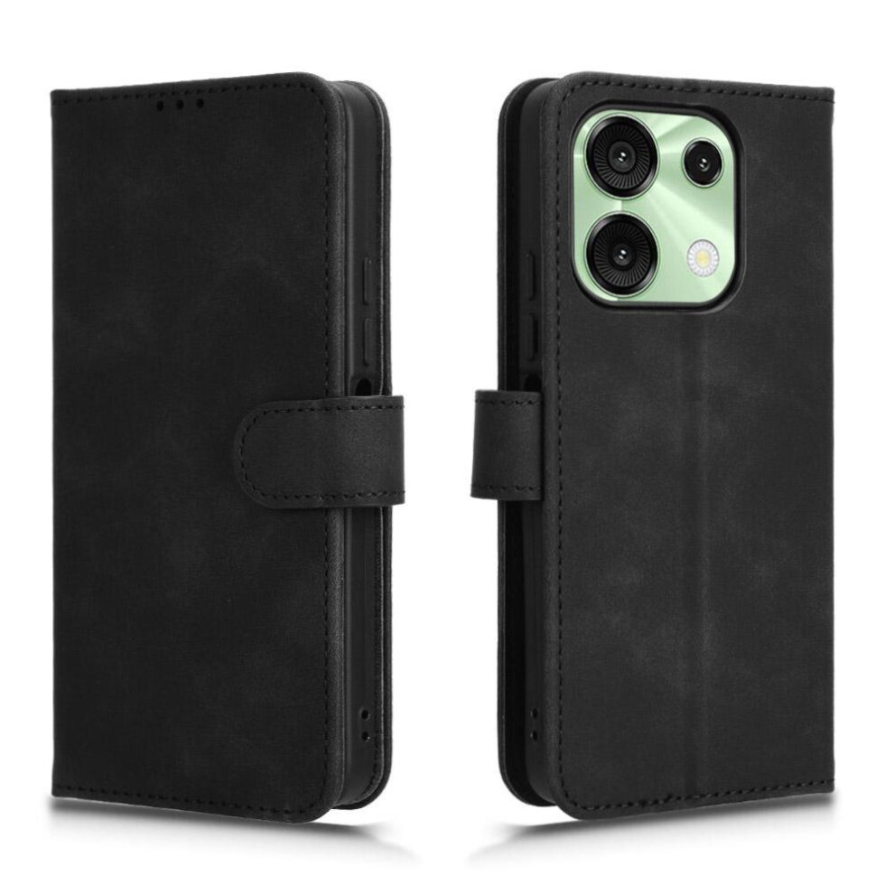 (Black) Flip Case For Umidigi G9 5G Wallet Kickstand Card Slots Holder Side Buckle Pu Leather Black 764563503919