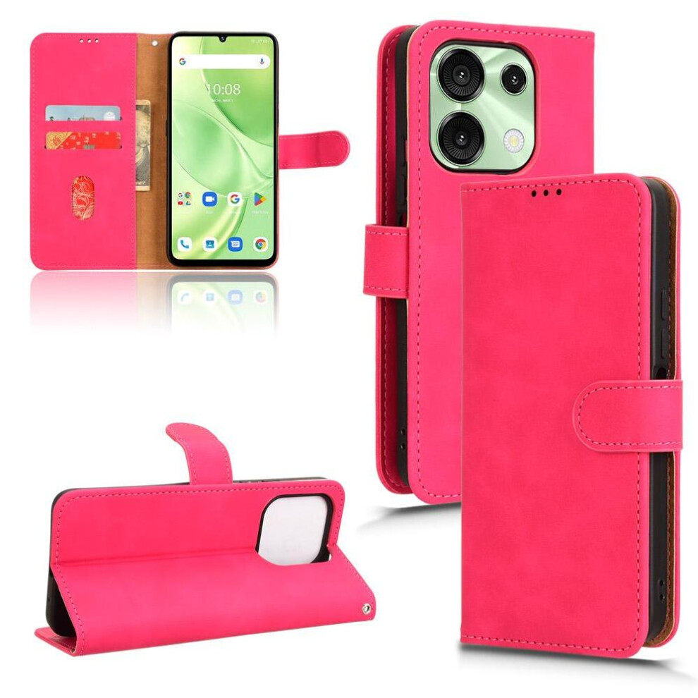 (Red) Flip Case For Umidigi G9 5G Wallet Kickstand Card Slots Holder Side Buckle Pu Leather Red 764563503896