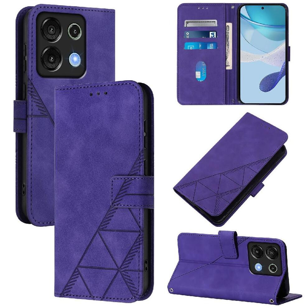 (Purple) Case For Umidigi G9 5G Pu Leather Wallet Cover Credit Card Holder Flip Folio Book Protective Purple 764563504206