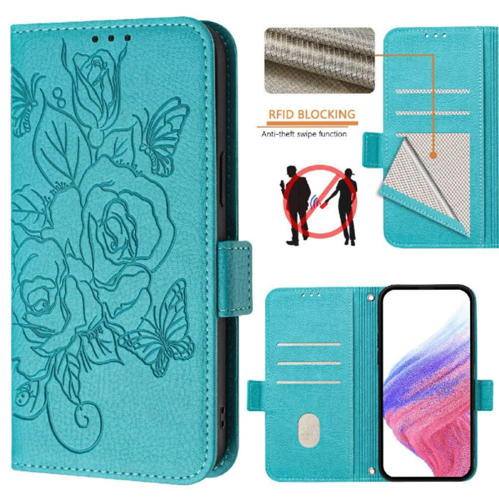 (Light ) Case For Umidigi G9 5G Pu Leather With Credit Card Slot Magnetic Wallet Blue 764563504435