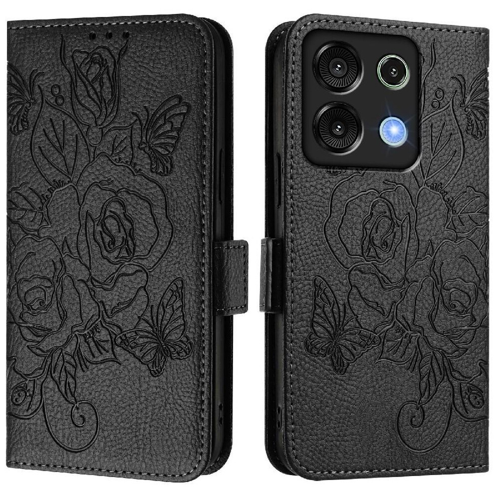 (Black) Case For Umidigi G9 5G Pu Leather With Credit Card Slot Magnetic Wallet Black 764563504466