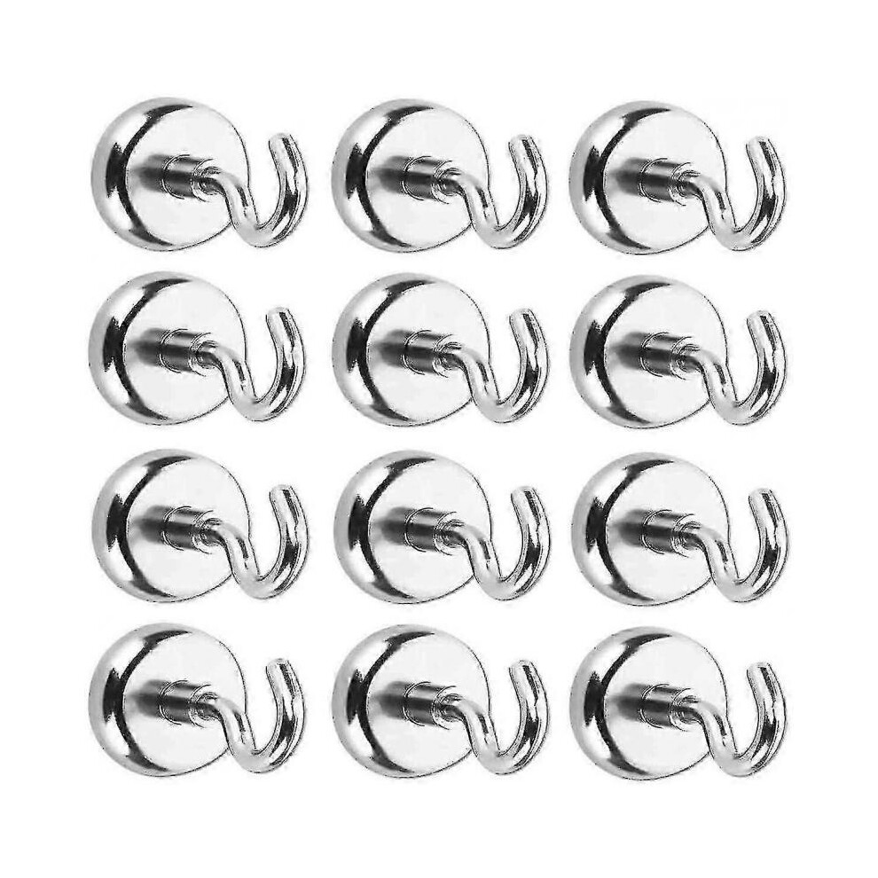 12Pcs Magnetic Hooks, Extra Strong Magnets For Ceiling 5004229928676