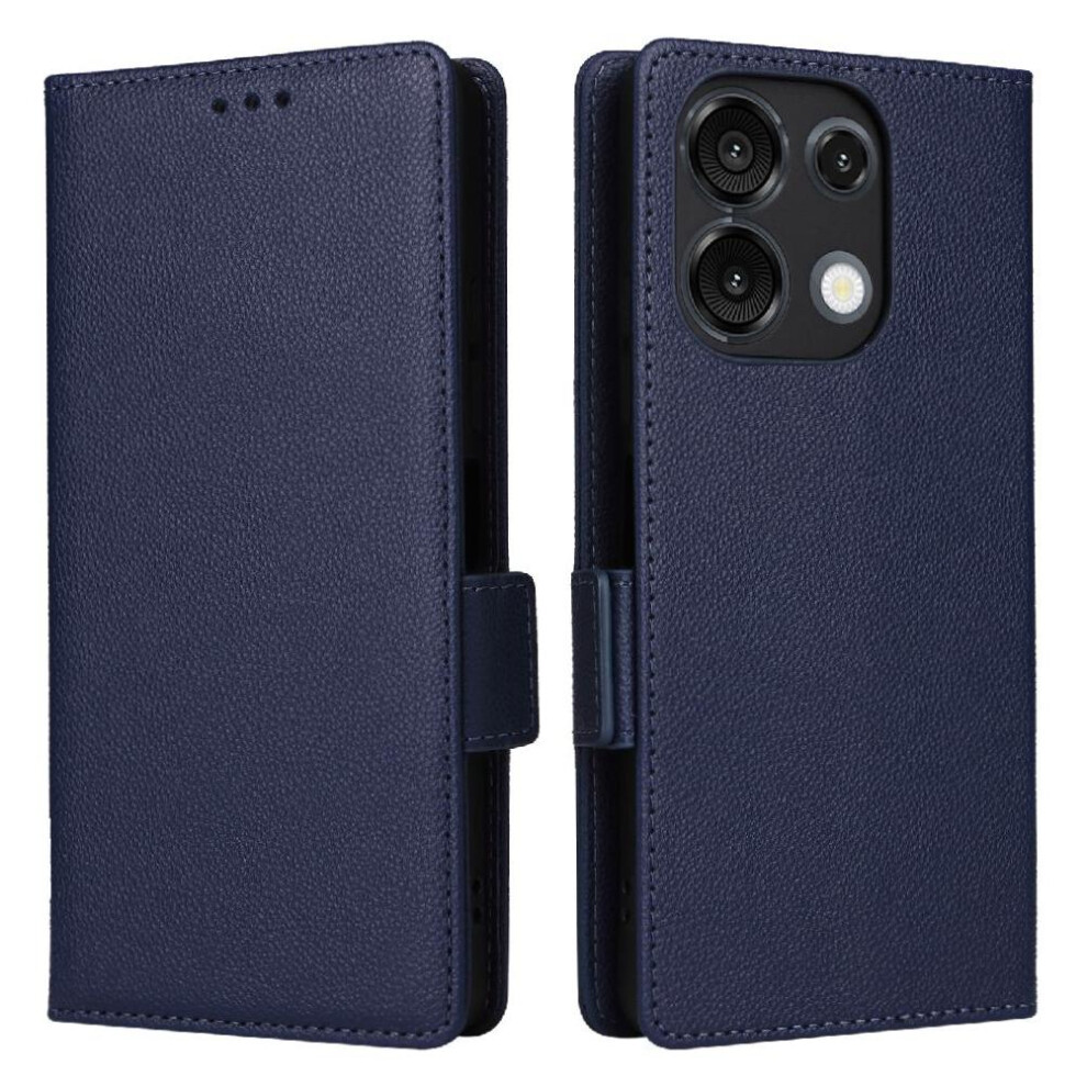 (Blue) Flip Case For Umidigi G9 5G Magnetic Wallet Side Buckle Pu Leather Card Slots Holder Blue 764563505968