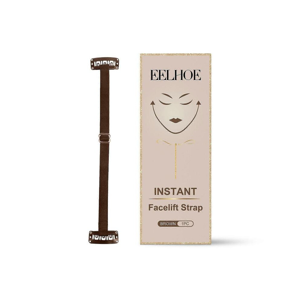 (1Pc Brown Model) Eelhoe Facial Bandage Facial Skin Line Contour Facial Treatment Bandage